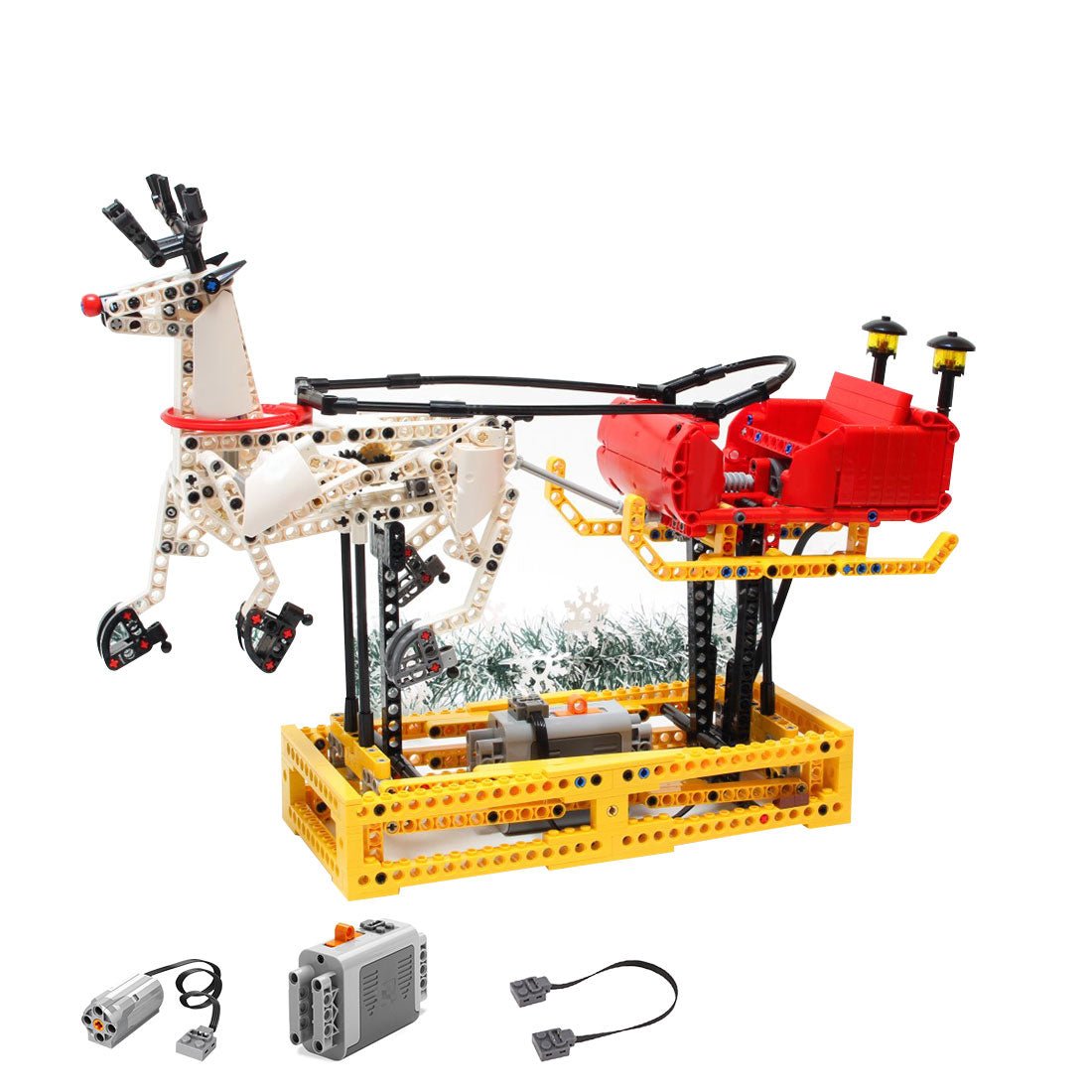 MOC - 4121 Christmas Santa Sleigh - LesDiy -