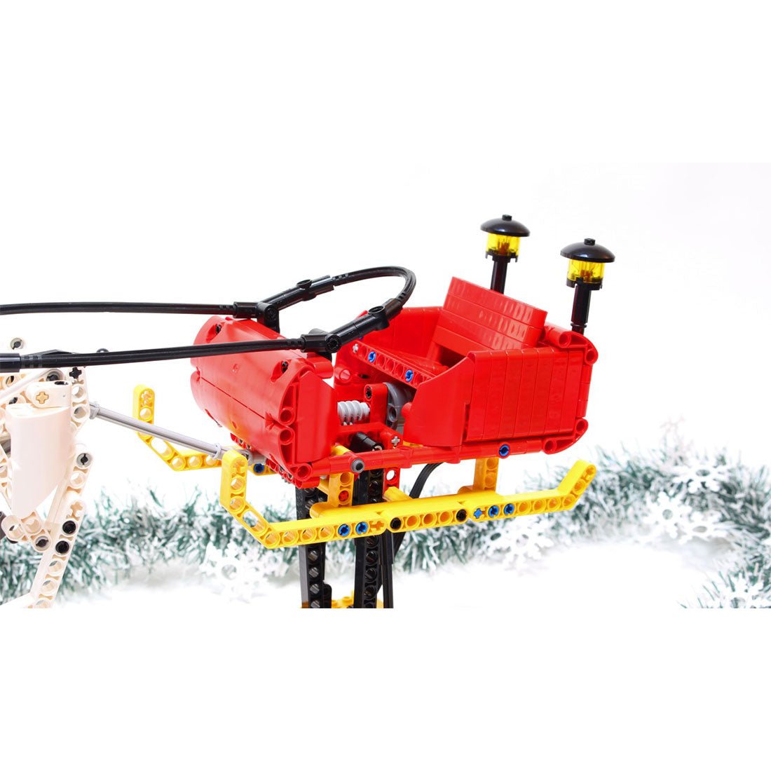 MOC - 4121 Christmas Santa Sleigh - LesDiy -