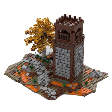 MOC - 42970 Medieval Watch Tower Building Blocks - LesDiy -