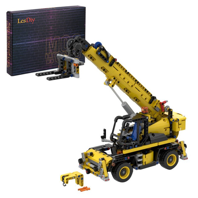 MOC - 43871 JCB Roto Telehandler - LesDiy - MOC