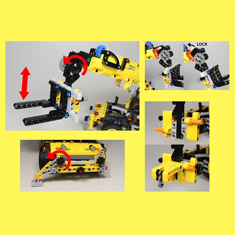 MOC - 43871 JCB Roto Telehandler - LesDiy - MOC