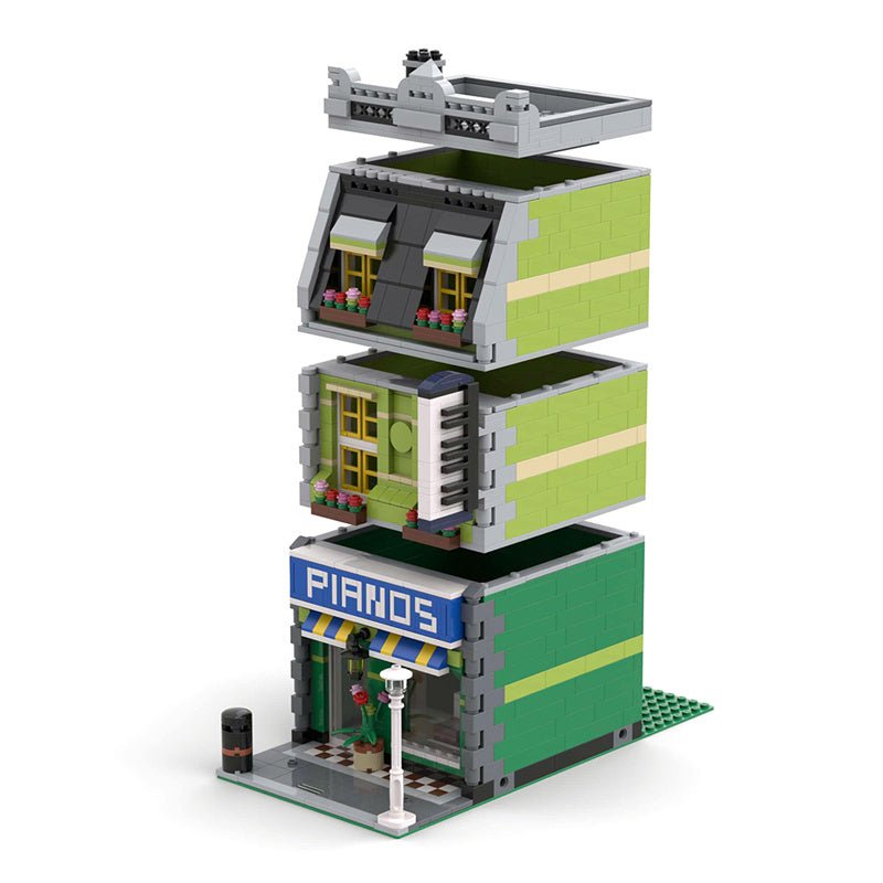 MOC - 44464 Piano Showroom - LesDiy - MOC