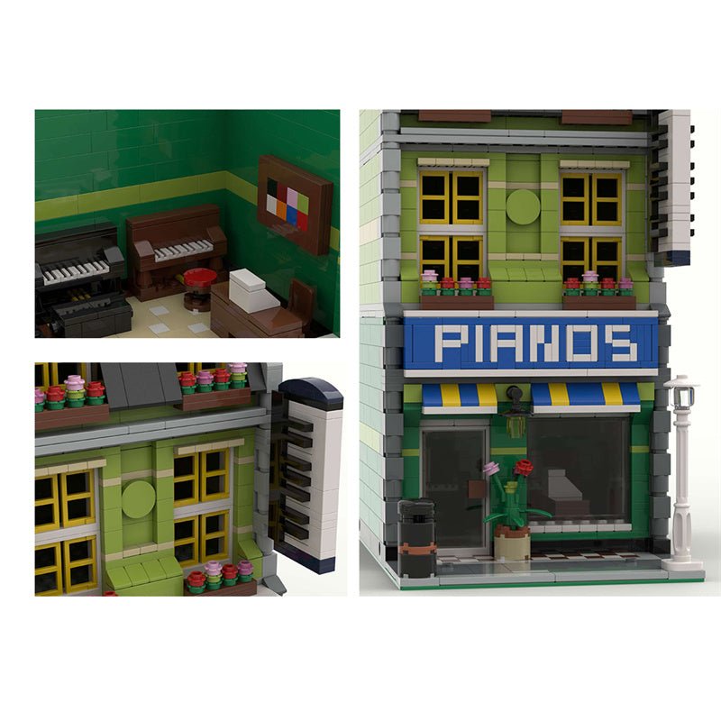MOC - 44464 Piano Showroom - LesDiy - MOC