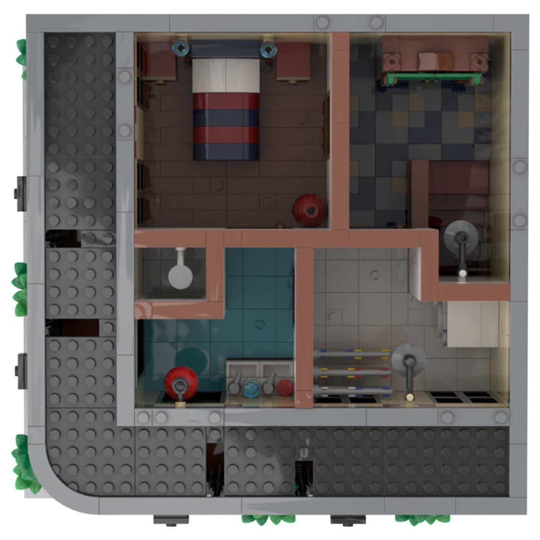 MOC - 44943 New Orleans Seafood restaurant Modular Building - LesDiy -