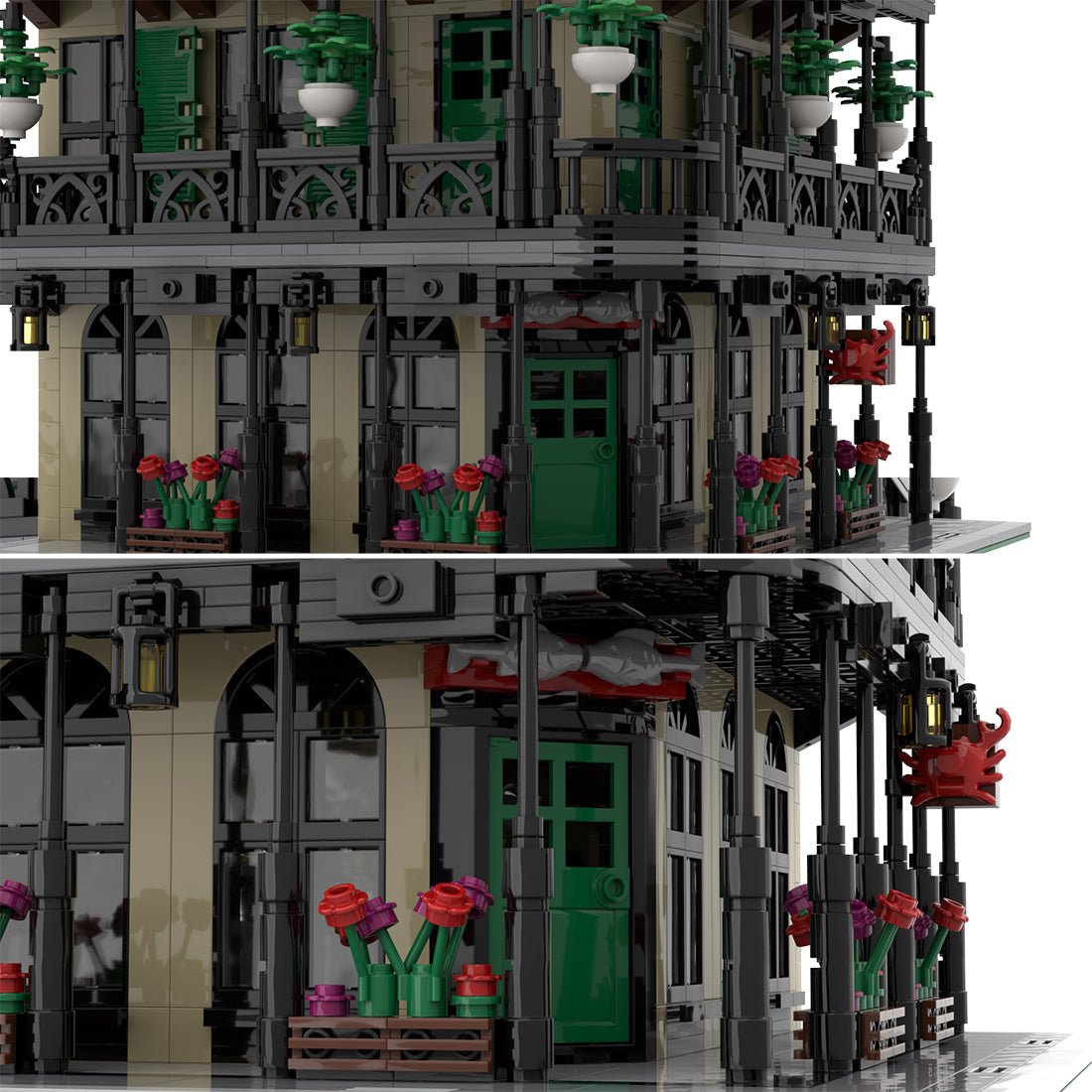 MOC - 44943 New Orleans Seafood restaurant Modular Building - LesDiy -