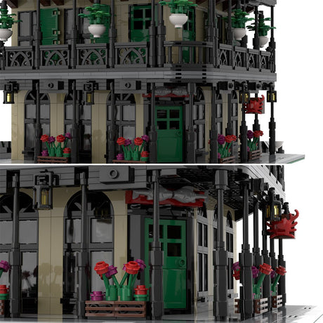 MOC - 44943 New Orleans Seafood restaurant Modular Building - LesDiy -