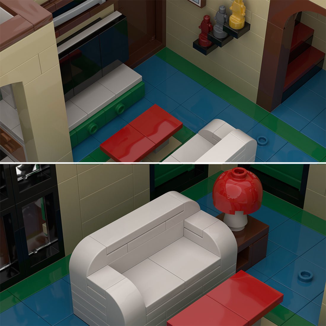 MOC - 44943 New Orleans Seafood restaurant Modular Building - LesDiy -