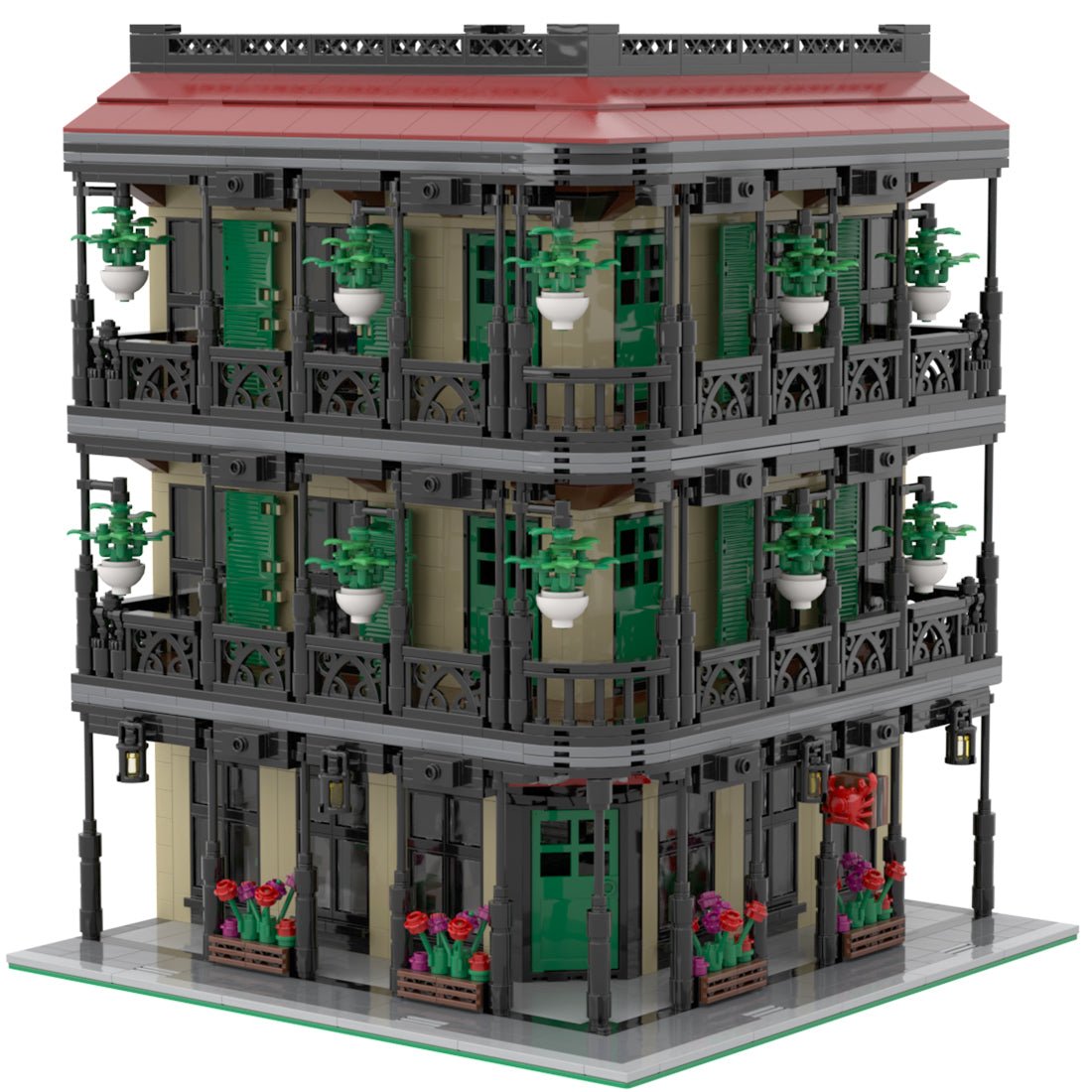 MOC - 44943 New Orleans Seafood restaurant Modular Building - LesDiy -