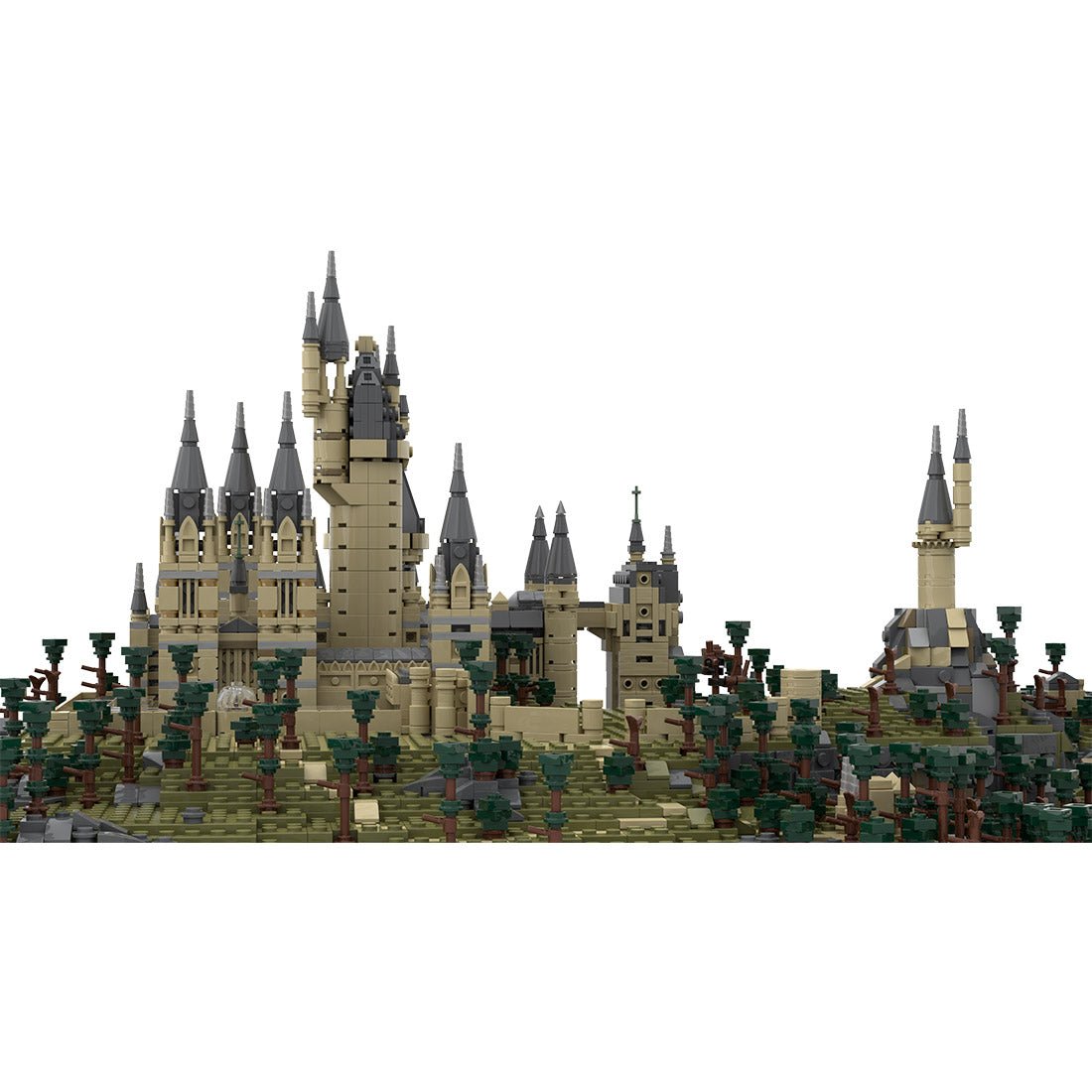 MOC - 45950 Harry Potter Hogwarts Castle Epic Detailed Build Building Blocks - LesDiy -