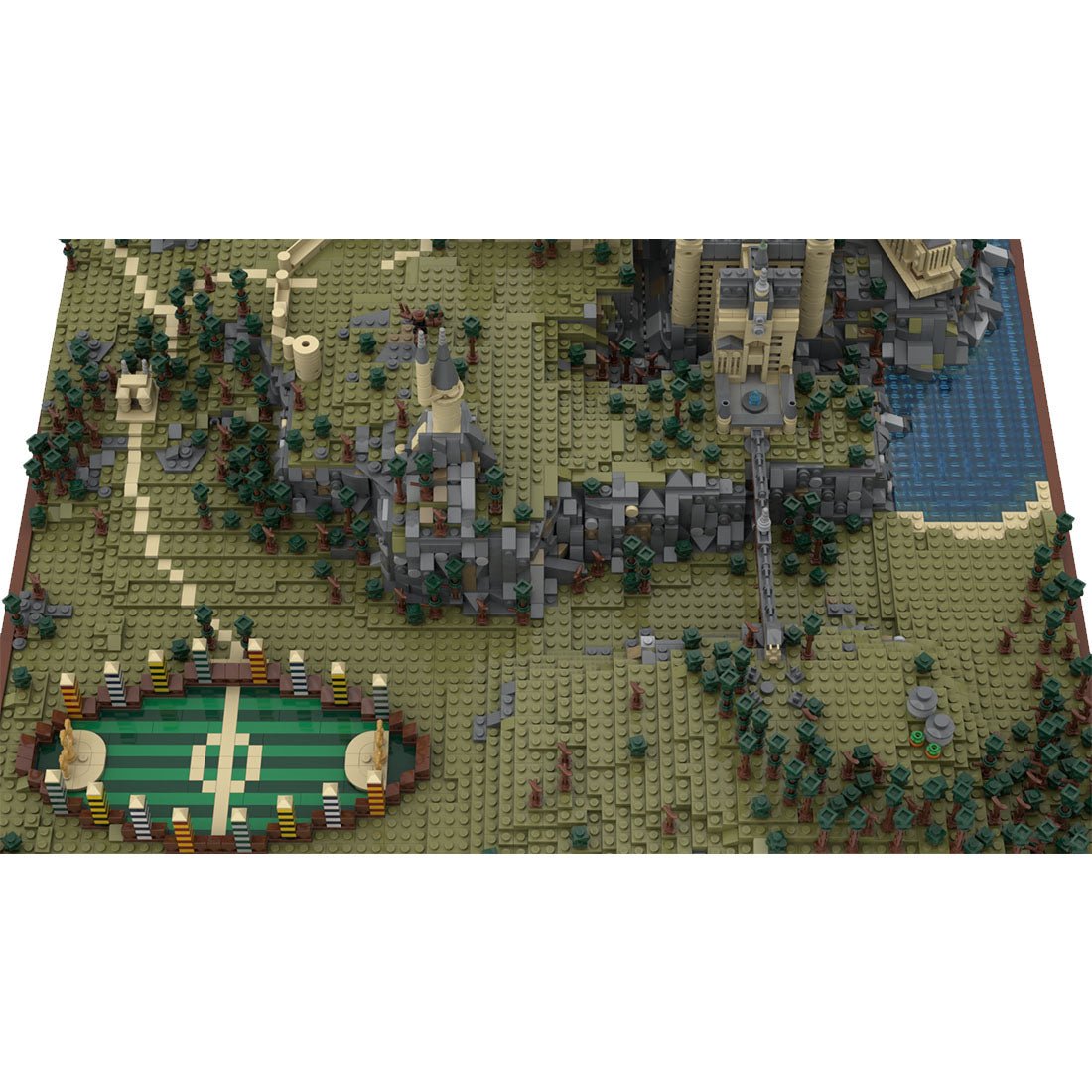 MOC - 45950 Harry Potter Hogwarts Castle Epic Detailed Build Building Blocks - LesDiy -