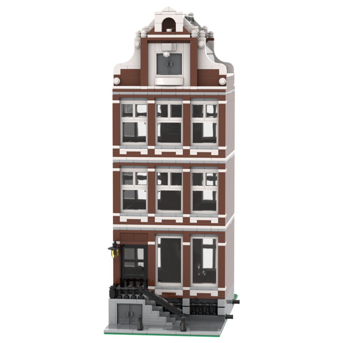 MOC - 46108 Amsterdam Canal House Nr 1 Modular Building - LesDiy -