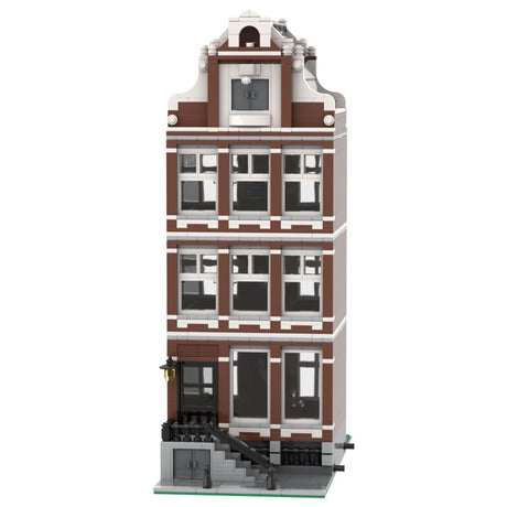 MOC - 46108 Amsterdam Canal House Nr 1 Modular Building - LesDiy -