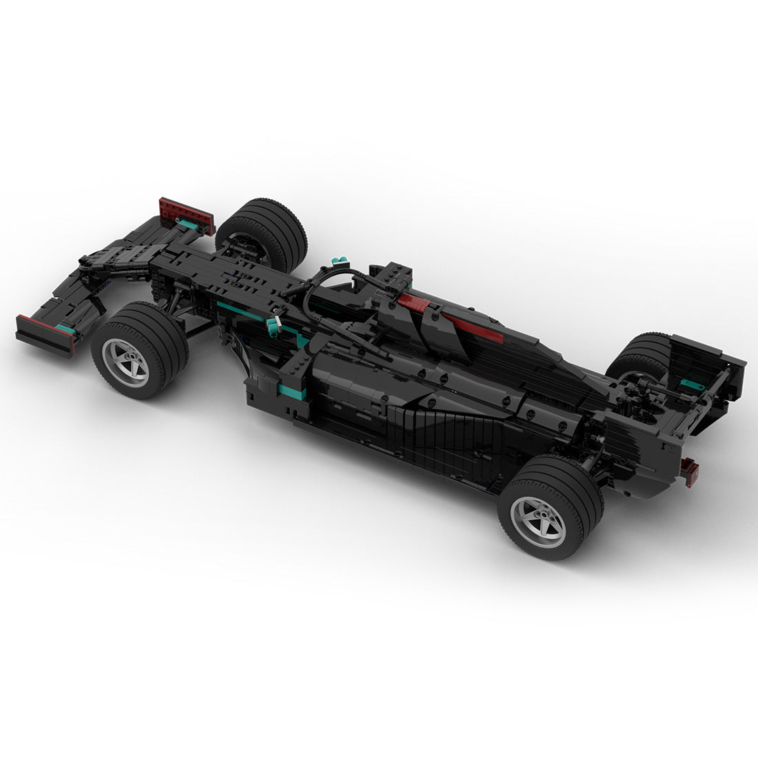 MOC - 46704 W11 1/8 Super Formula Racing Car - LesDiy -