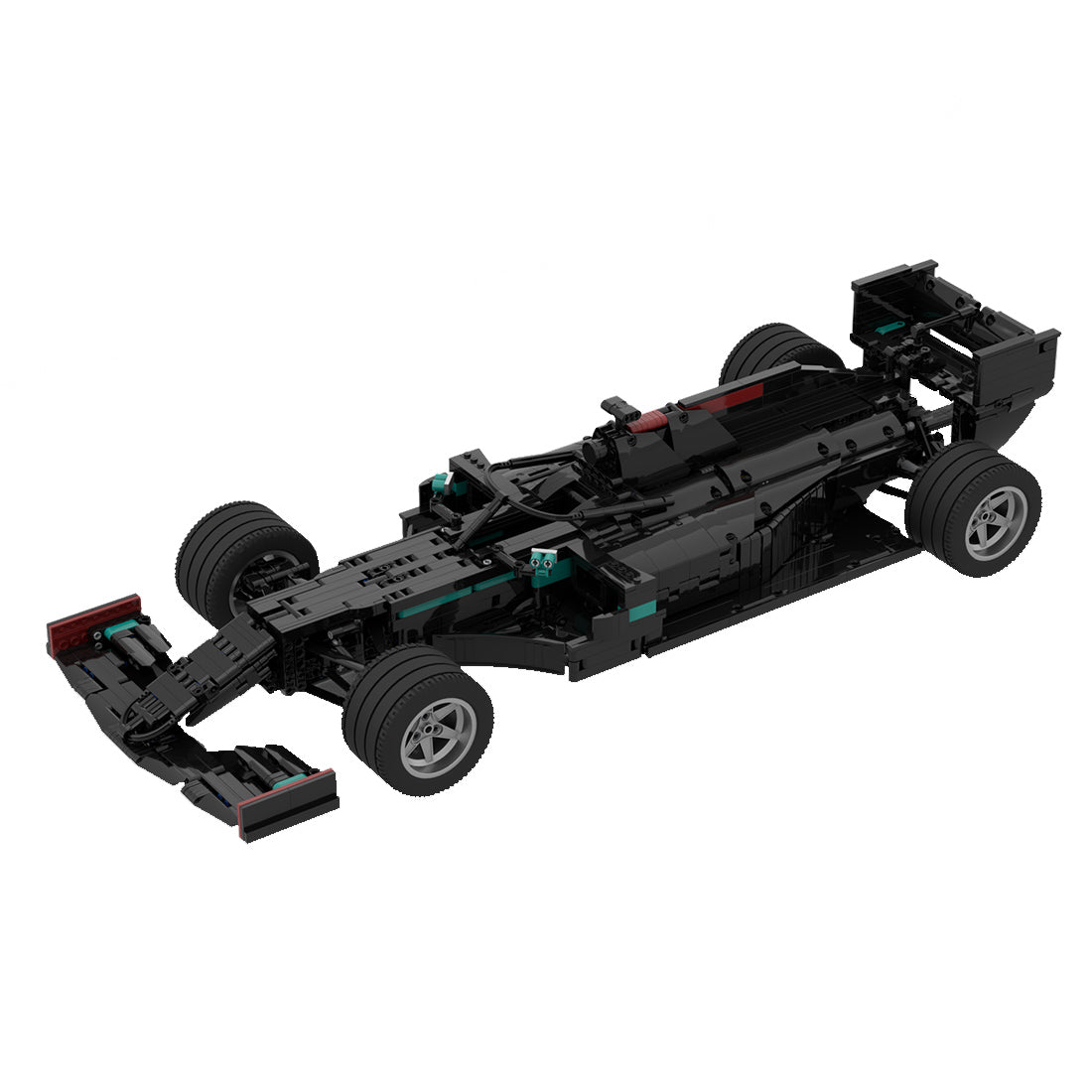 MOC - 46704 W11 1/8 Super Formula Racing Car - LesDiy -