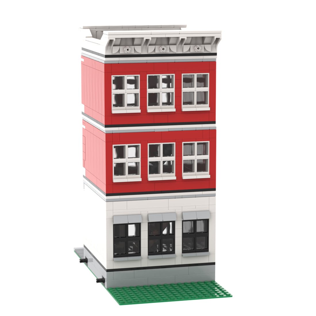 MOC - 47284 Amsterdam Canal House Nr 2 Modular Building - LesDiy -
