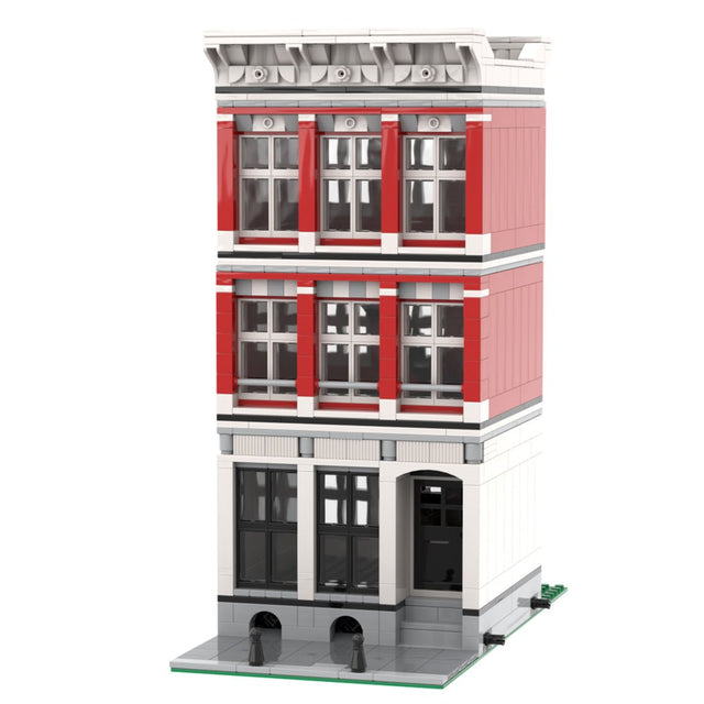 MOC - 47284 Amsterdam Canal House Nr 2 Modular Building - LesDiy -