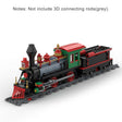 MOC - 48524 Winter Christmas Train Model - LesDiy - Locomotive
