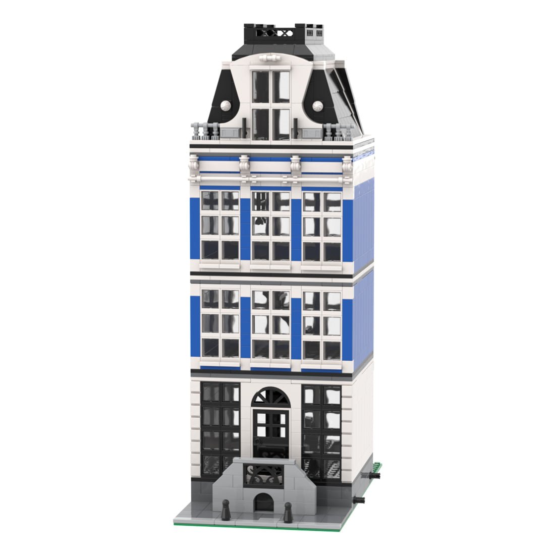 MOC - 48643 Amsterdam Canal House Nr 3 Modular Building - LesDiy -