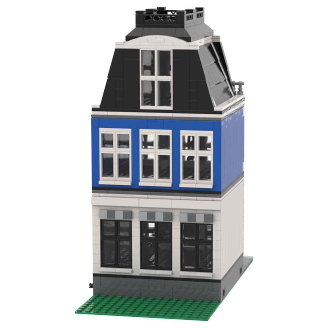 MOC - 48777 Amsterdam Canal House Nr 3 Modular Building - LesDiy -