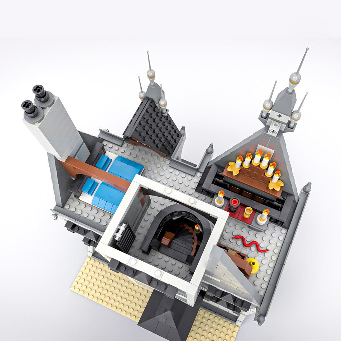 MOC - 49479 Old Mansion Haunted House - LesDiy -