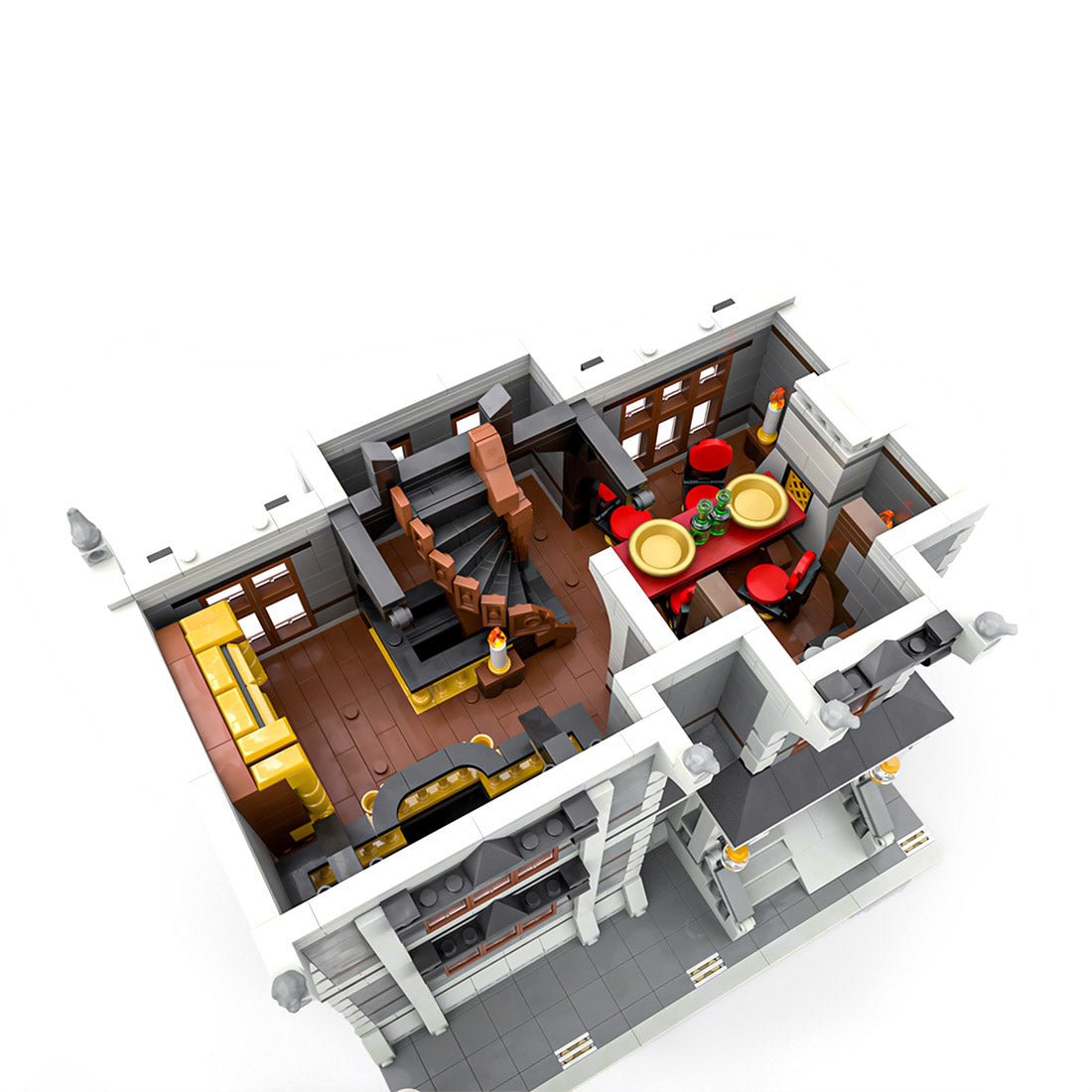 MOC - 49479 Old Mansion Haunted House - LesDiy -