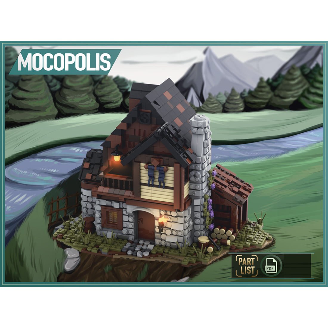 MOC - 49535 MOC Custom Medieval House - LesDiy -