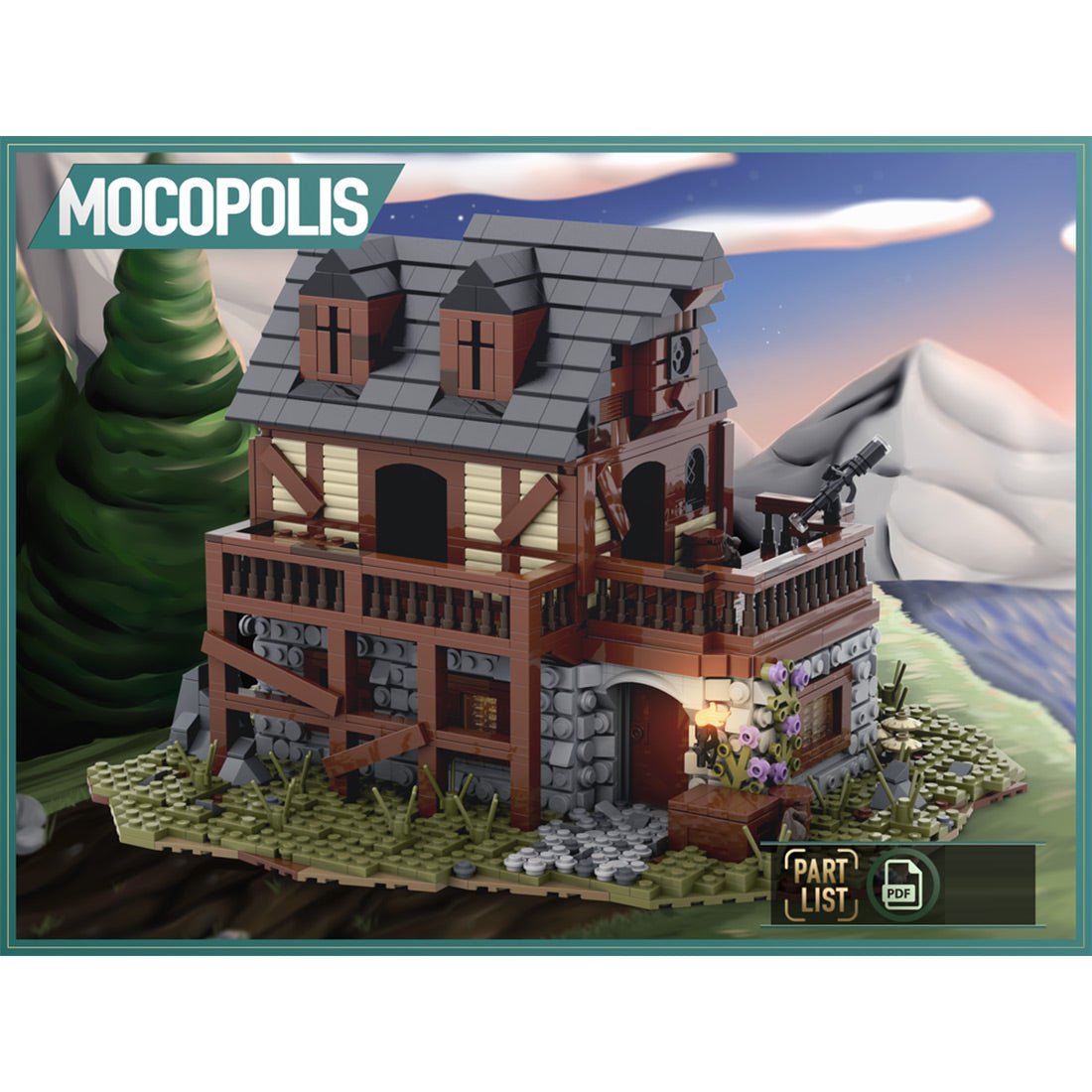 MOC - 49665 MOC Medieval House #2 (Inn) - LesDiy -