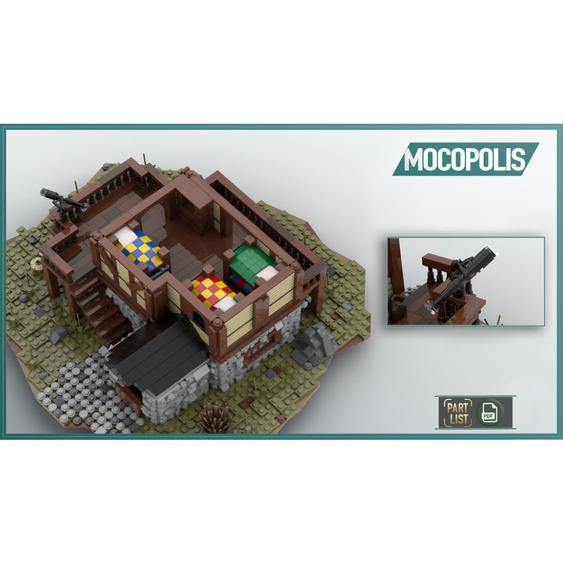 MOC - 49665 MOC Medieval House #2 (Inn) - LesDiy -