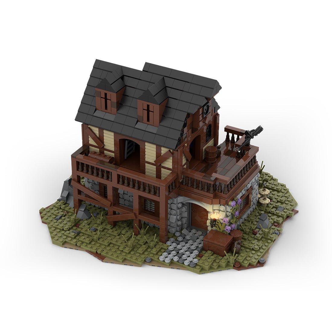 MOC - 49665 MOC Medieval House #2 (Inn) - LesDiy -