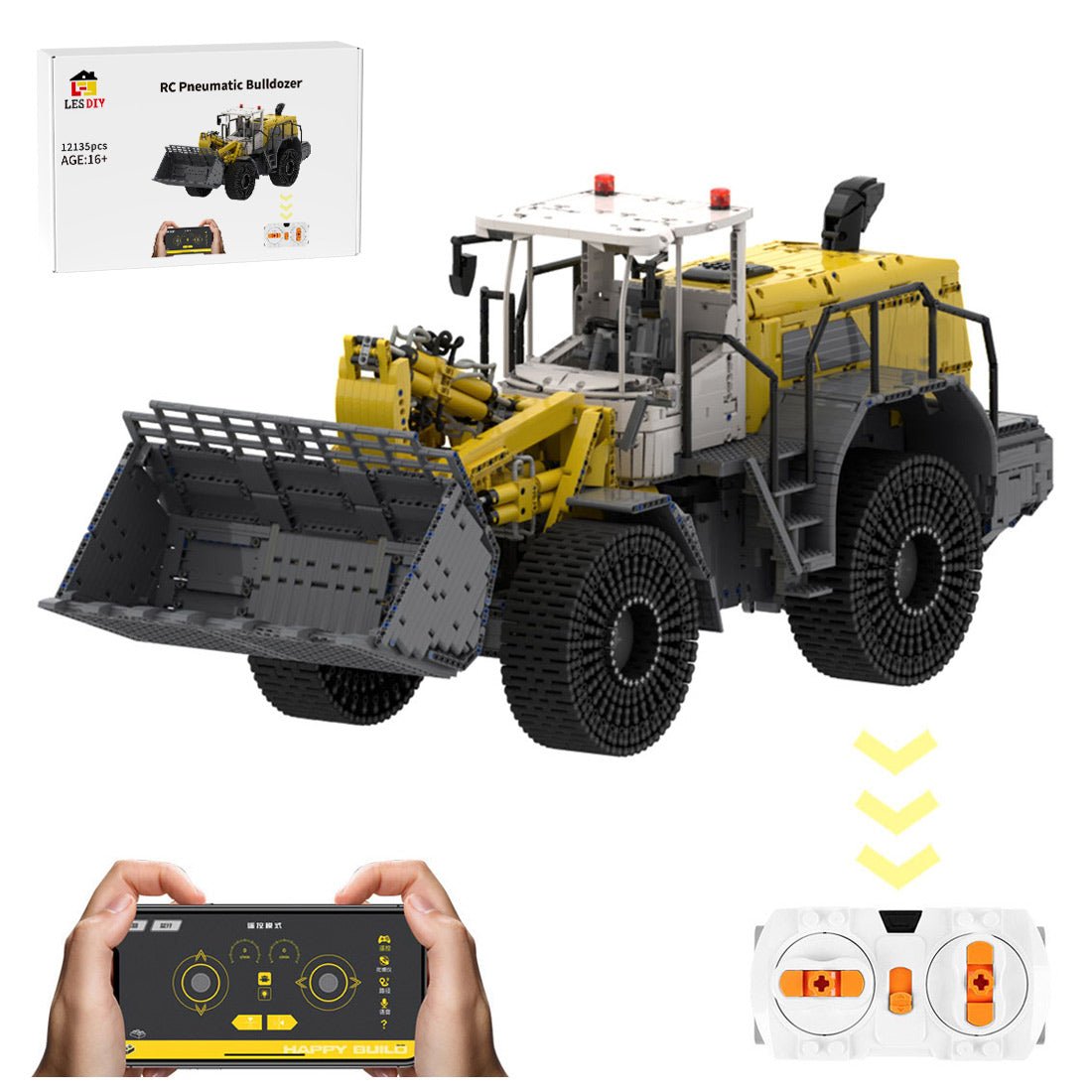 MOC - 49777 Liebherr L586 - LesDiy - MOC