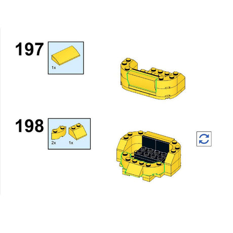 MOC - 50552 Dynamic Octopus Fairground Ride for Lego - LesDiy - funfair