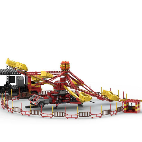 MOC - 50552 Dynamic Octopus Fairground Ride for Lego - LesDiy - funfair
