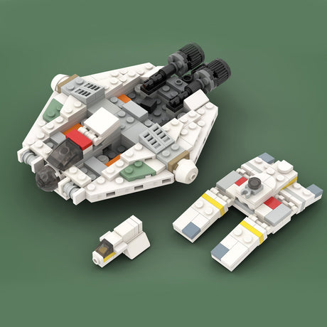 MOC - 50605 Micro Ghost & Phantom Spaceship Model - LesDiy -