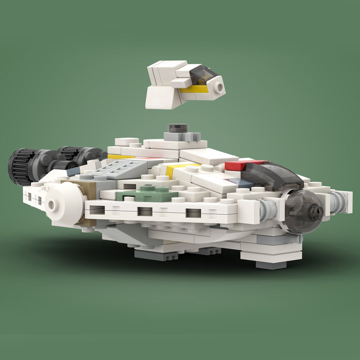 MOC - 50605 Micro Ghost & Phantom Spaceship Model - LesDiy -