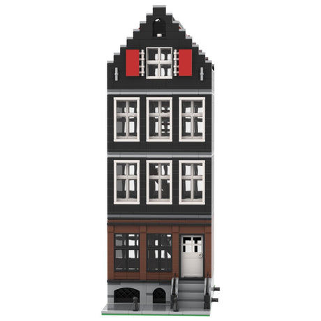 MOC - 51061 Amsterdam Canal House Nr 4 Modular Building - LesDiy -