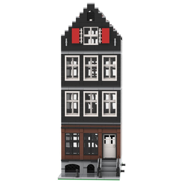 MOC - 51061 Amsterdam Canal House Nr 4 Modular Building - LesDiy -