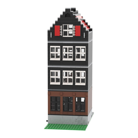 MOC - 51061 Amsterdam Canal House Nr 4 Modular Building - LesDiy -