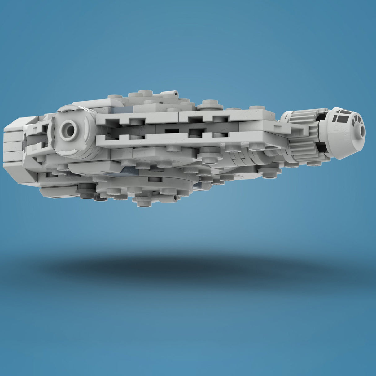 MOC - 51638 Micro Otana Space Wars Science Fiction Spacecraft - LesDiy - Locomotive