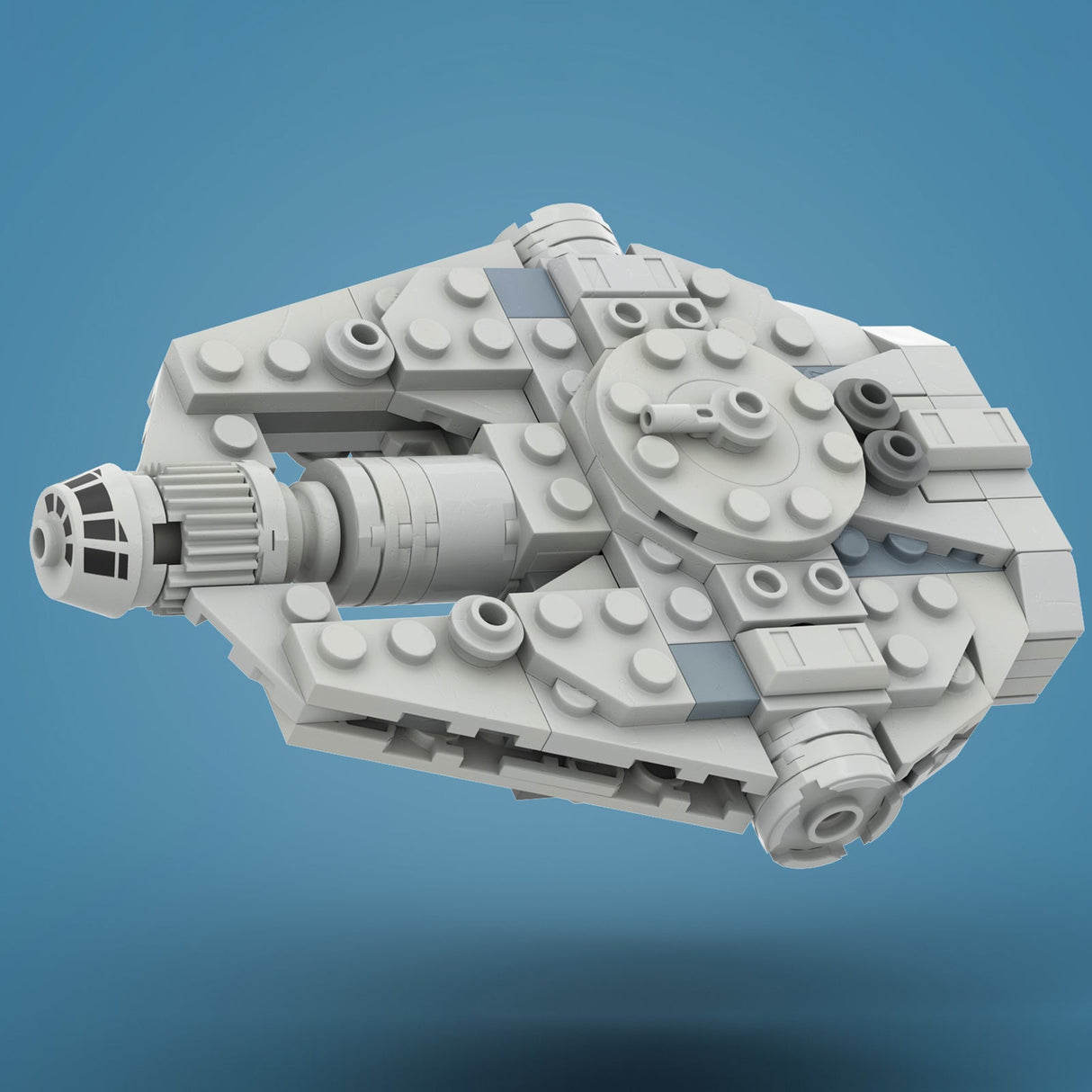 MOC - 51638 Micro Otana Space Wars Science Fiction Spacecraft - LesDiy - Locomotive