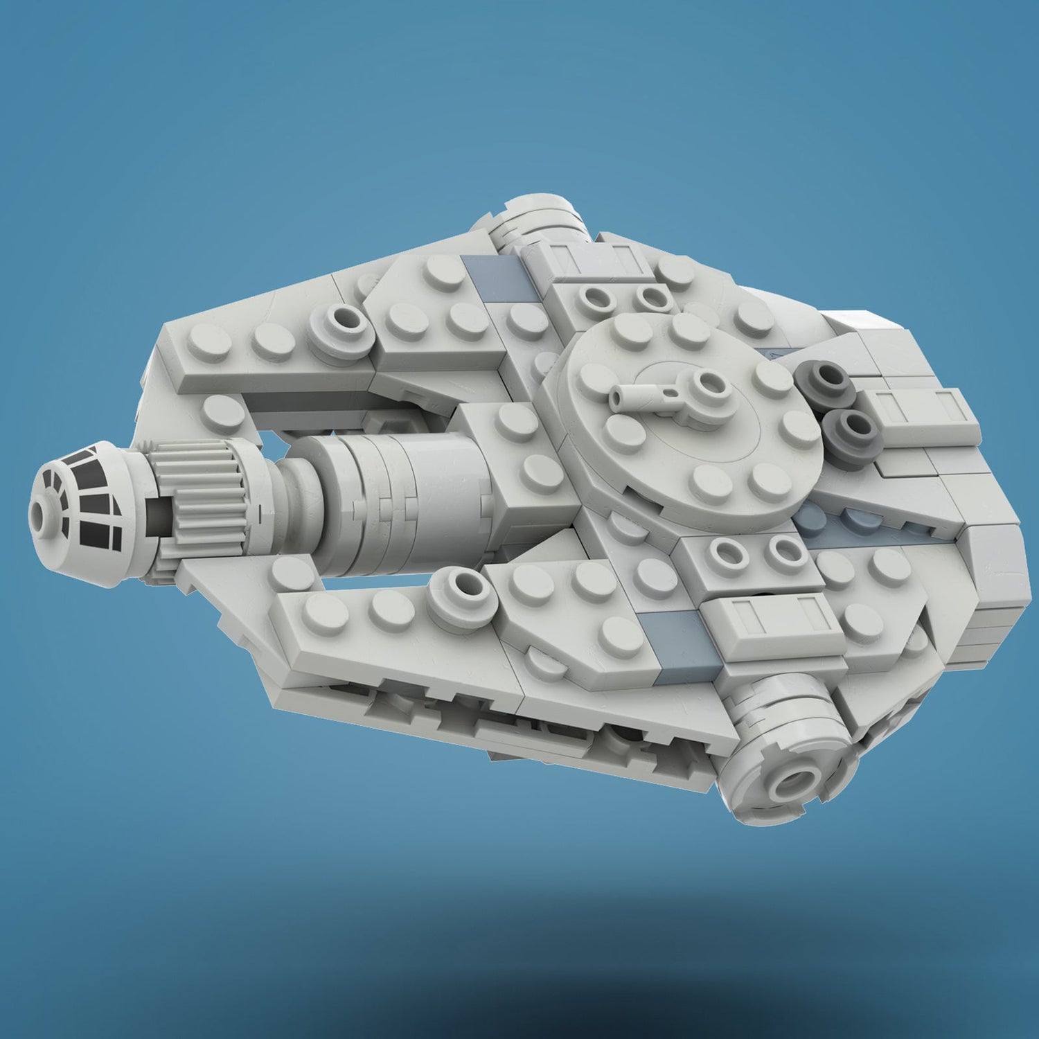 MOC - 51638 Micro Otana Space Wars Science Fiction Spacecraft - LesDiy - Locomotive