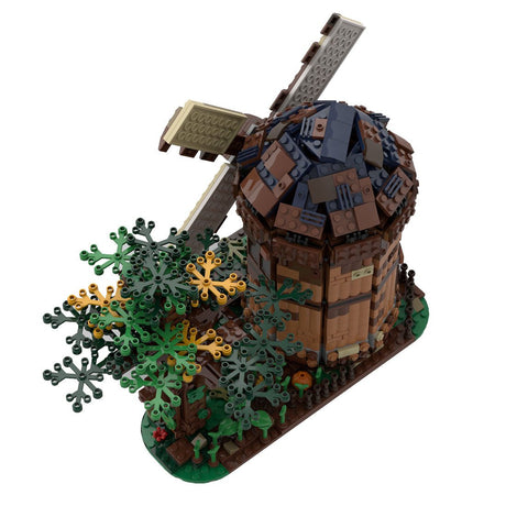 MOC - 52517 Medieval Dutch Windmill Building Blocks - LesDiy -