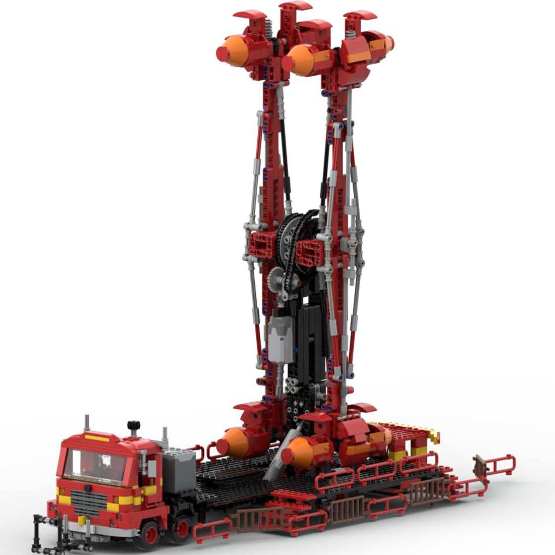 MOC - 52785 Fairground Dive Bomber Compitable with Lego - LesDiy - fairground