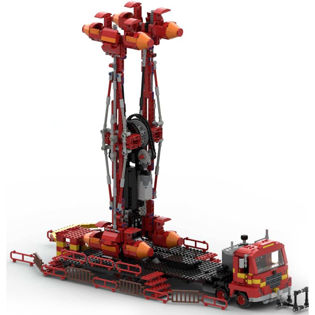 MOC - 52785 Fairground Dive Bomber Compitable with Lego - LesDiy - fairground