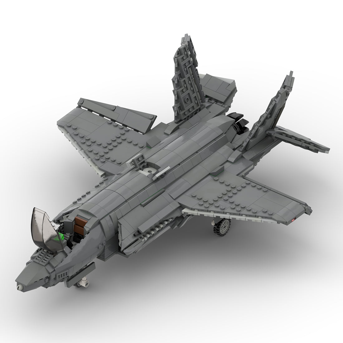 MOC - 52862 Lockheed Martin F - 35 A (Airforce Variant) Lightning II | 1:34 Scale - LesDiy -