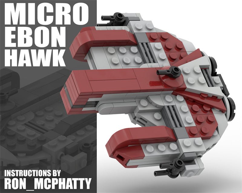MOC - 53095 Micro Ebon Hawk - LesDiy - MOC