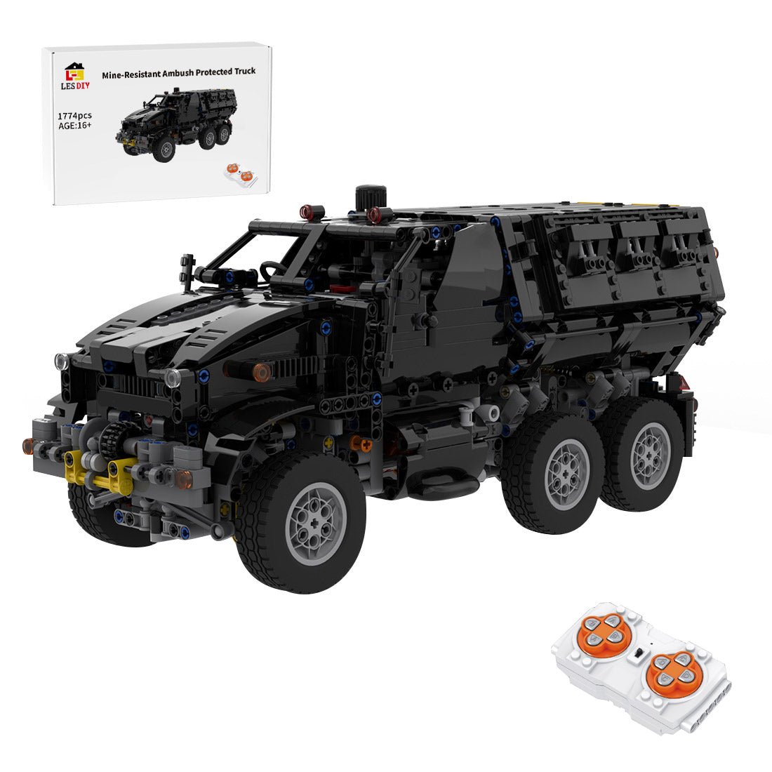 MOC - 54624 The Beast MRAP Truck - LesDiy -