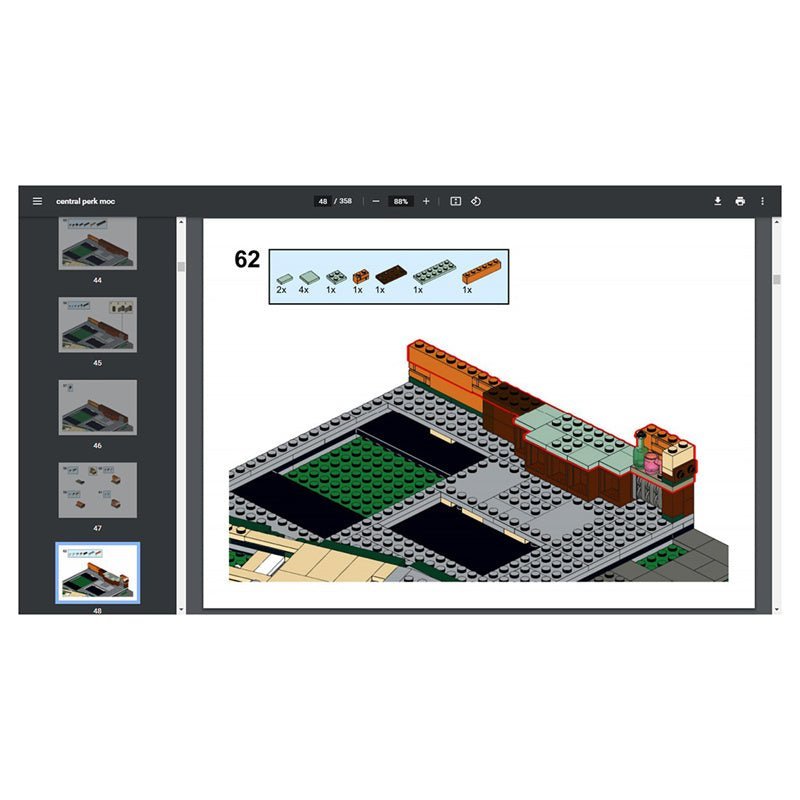 MOC - 54894 Modular Central Perk Cafe & Pub - LesDiy - MOC