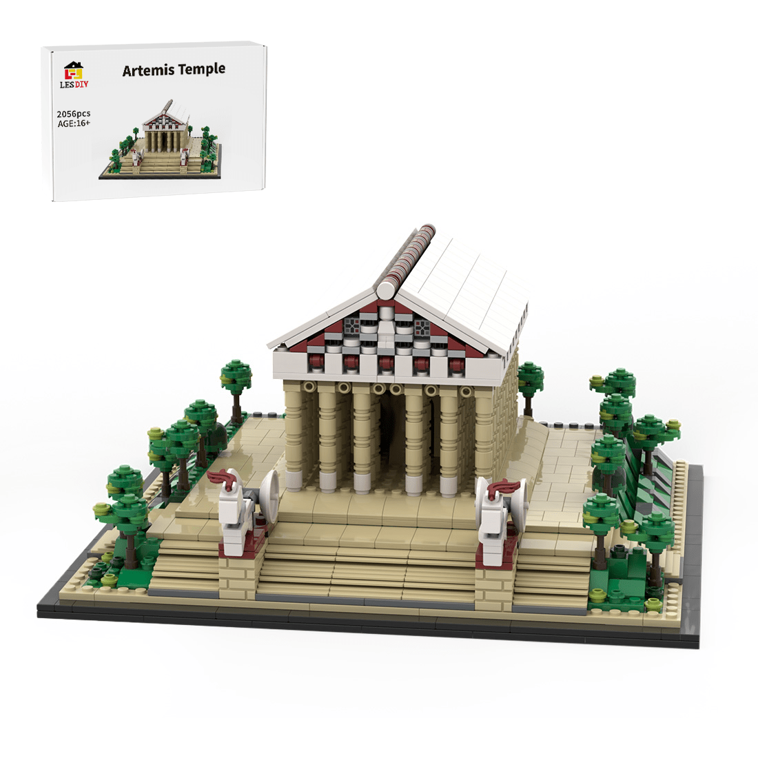 MOC - 55411 Artemis Temple - LesDiy -