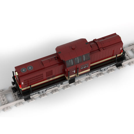 MOC - 56807 Railway Locomotive Internal Combustion Engine for Lego - LesDiy