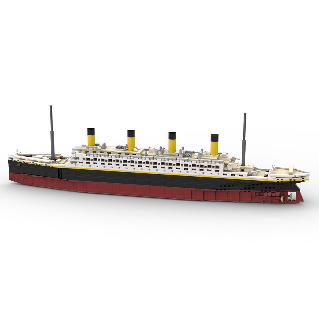 MOC - 57717 1/400 RMS Olympic Building Blocks - LesDiy - Building Blocks -